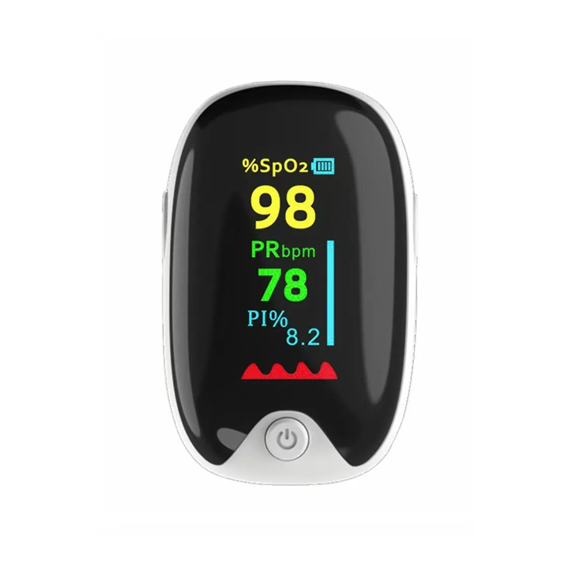 Fingertip Pulse Oximeter, SpO2 & Heart Rate Monitor
