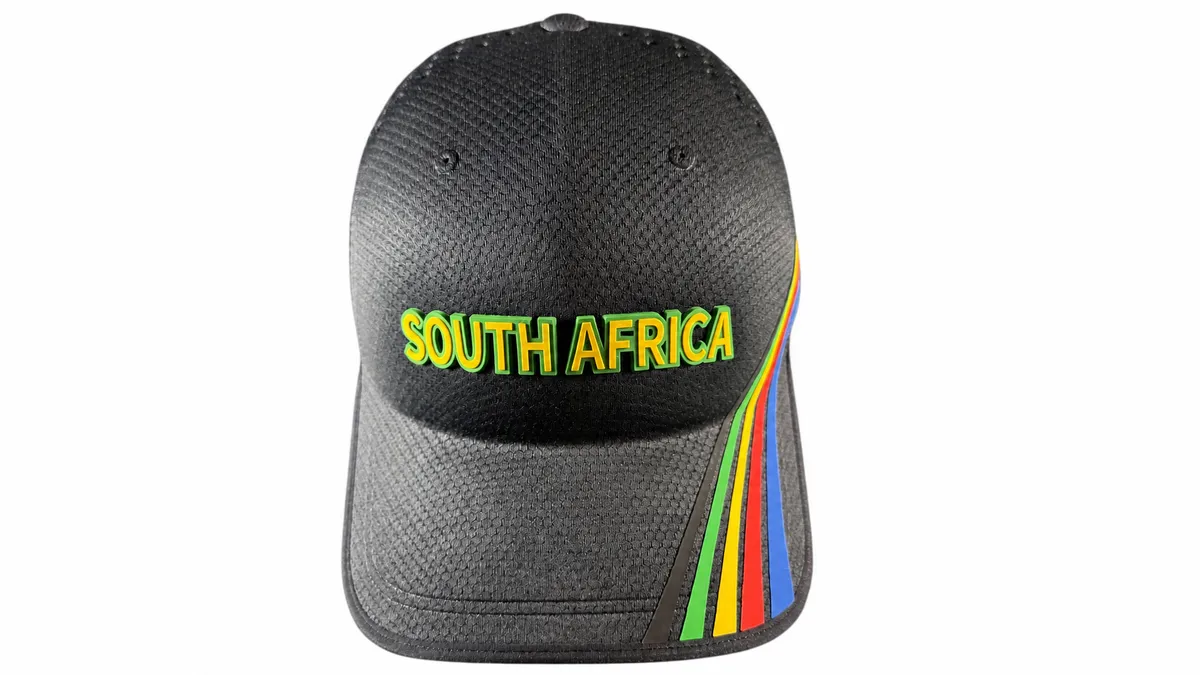 Cap South African Branded Premier Performance Series Cap - Black