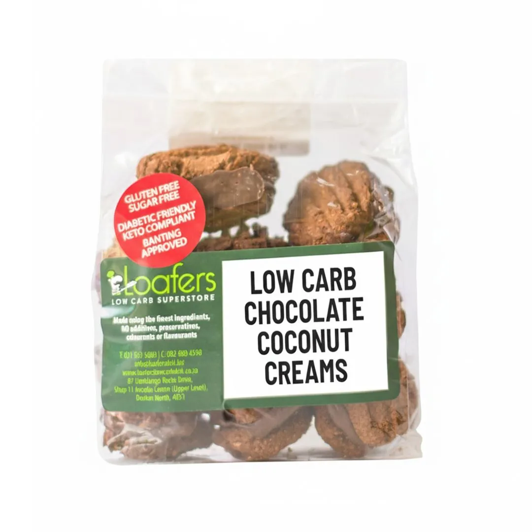 Loafers Low Carb Chocolate Coconut Creams - 4 Packs