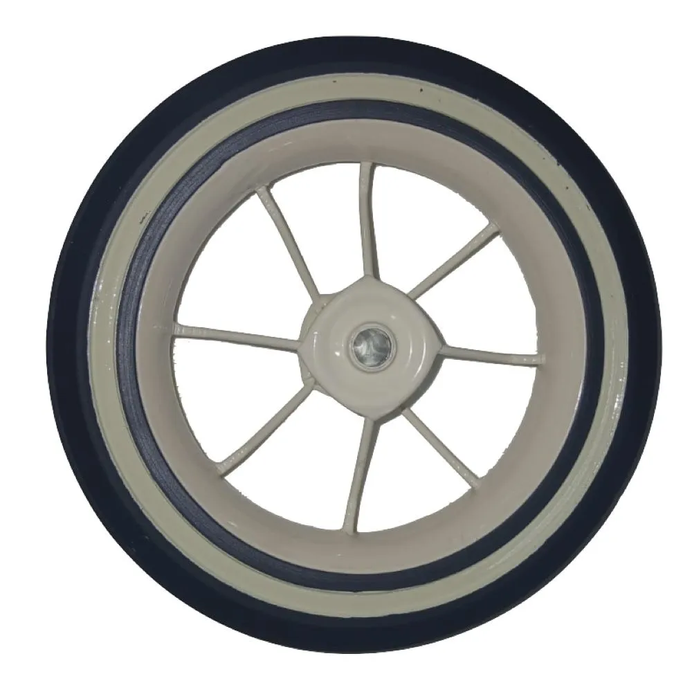Sport Durable Radio Flyer Tricycle Replacement Wheel - 17.5cm - Balck & Cream White