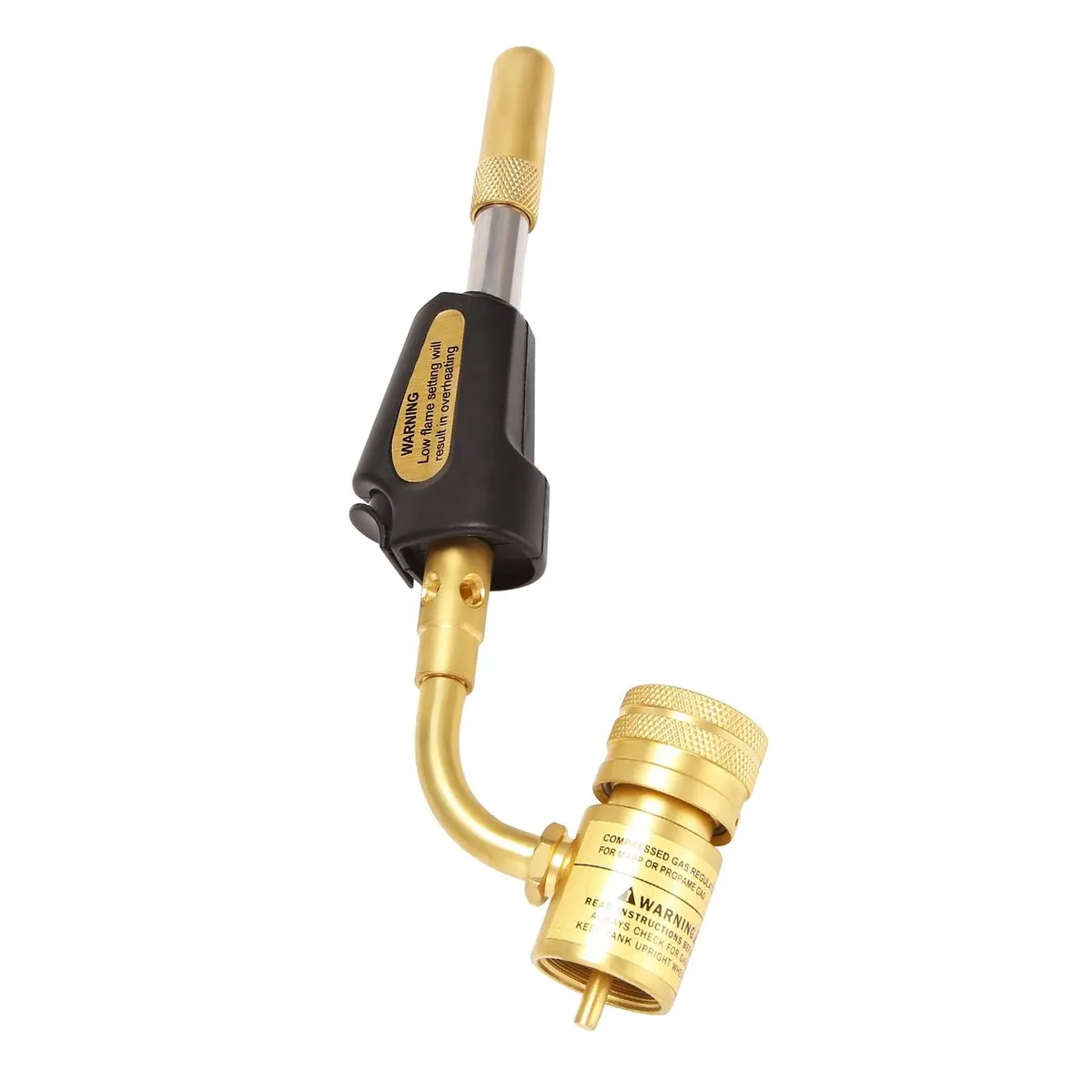 Turbo Torch Gas Self Ignition Regulator Brazing Welding Tool Home