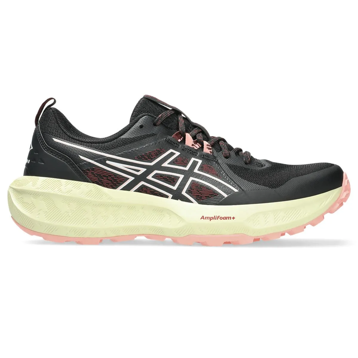 Asics Women's Gel-Sonoma 8 Performance Trail Running Shoes - Black/White