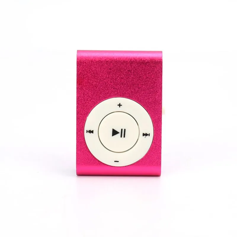 Portable Clip-on MP3 Player - Metal Design, Perfect for Students