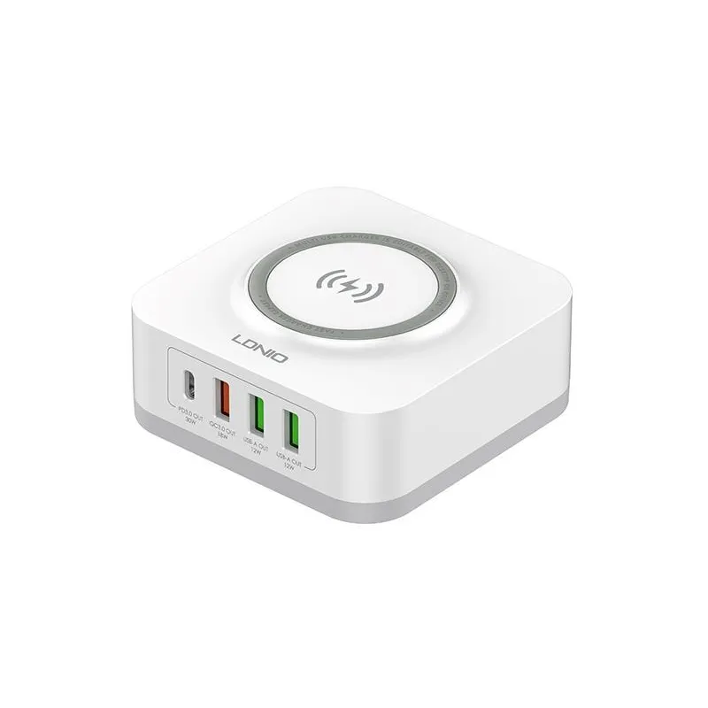 5-in-1 Desktop Wireless Charging Station (32w)