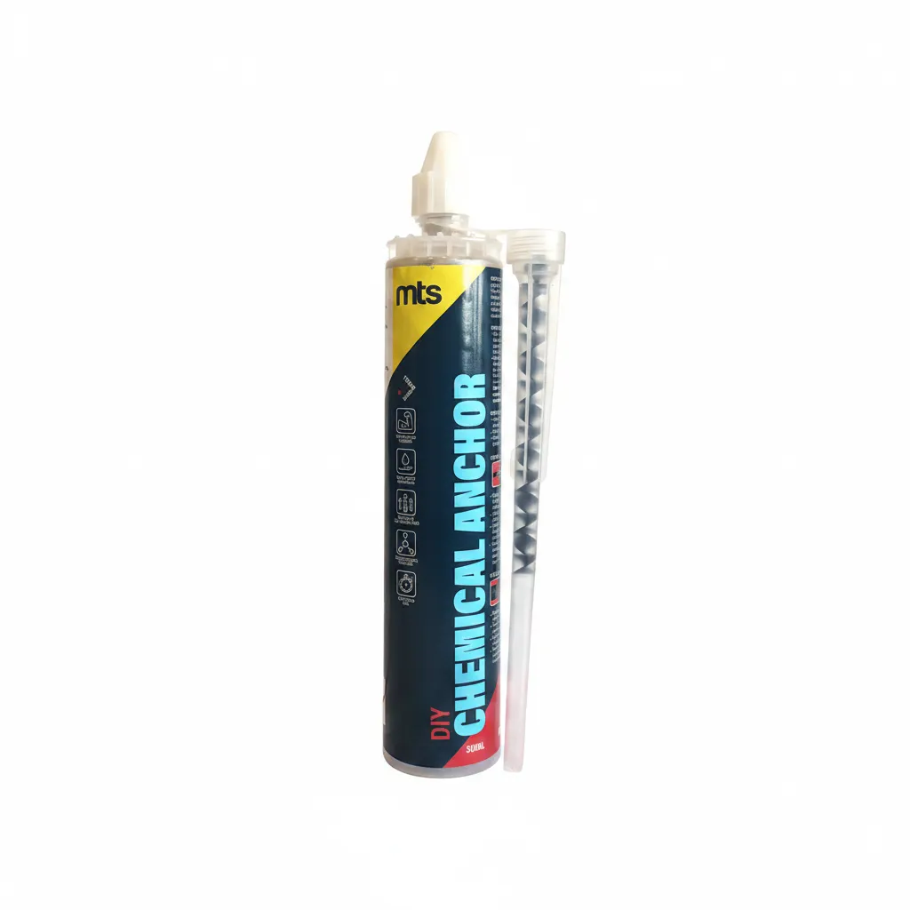 MTS 300ml DIY Chemical Anchor with 2 Nozzles for Concrete & Masonry