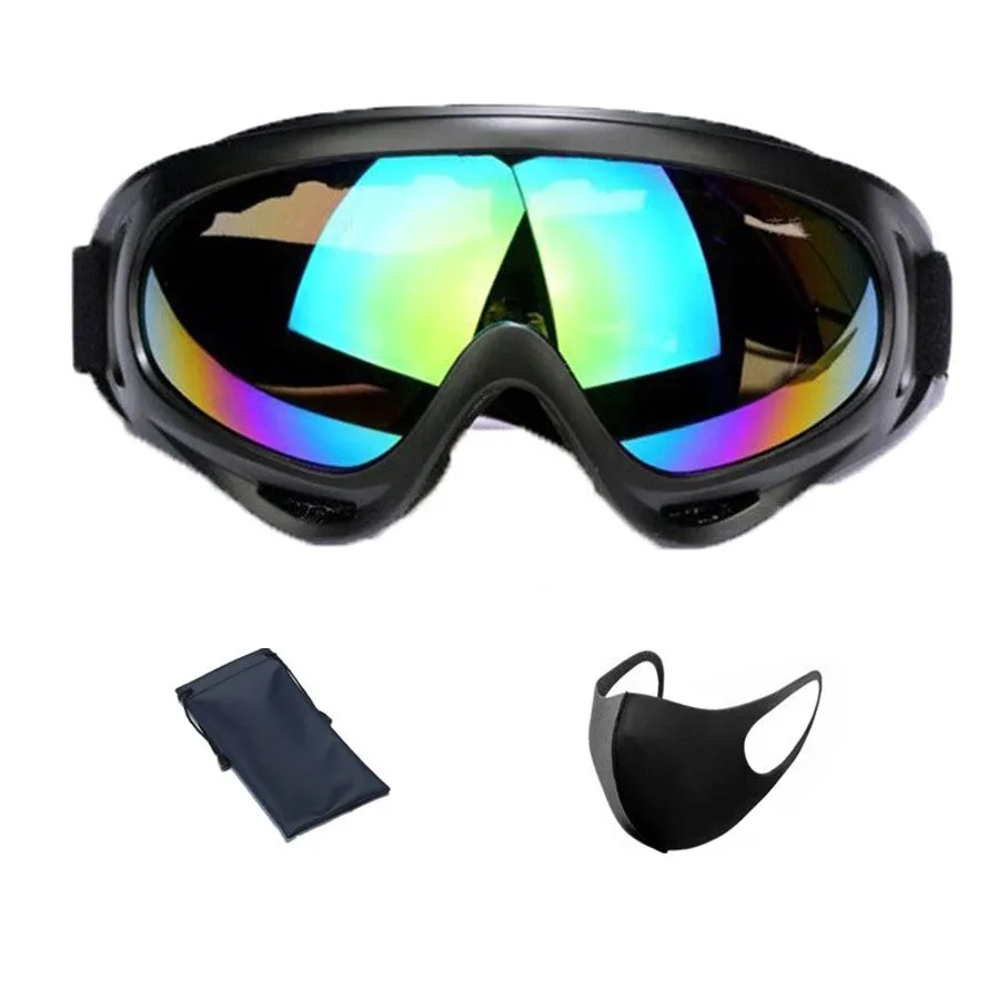 Outdoor sports protective eyepieces tactical protective glasses - Yellow - Colorful