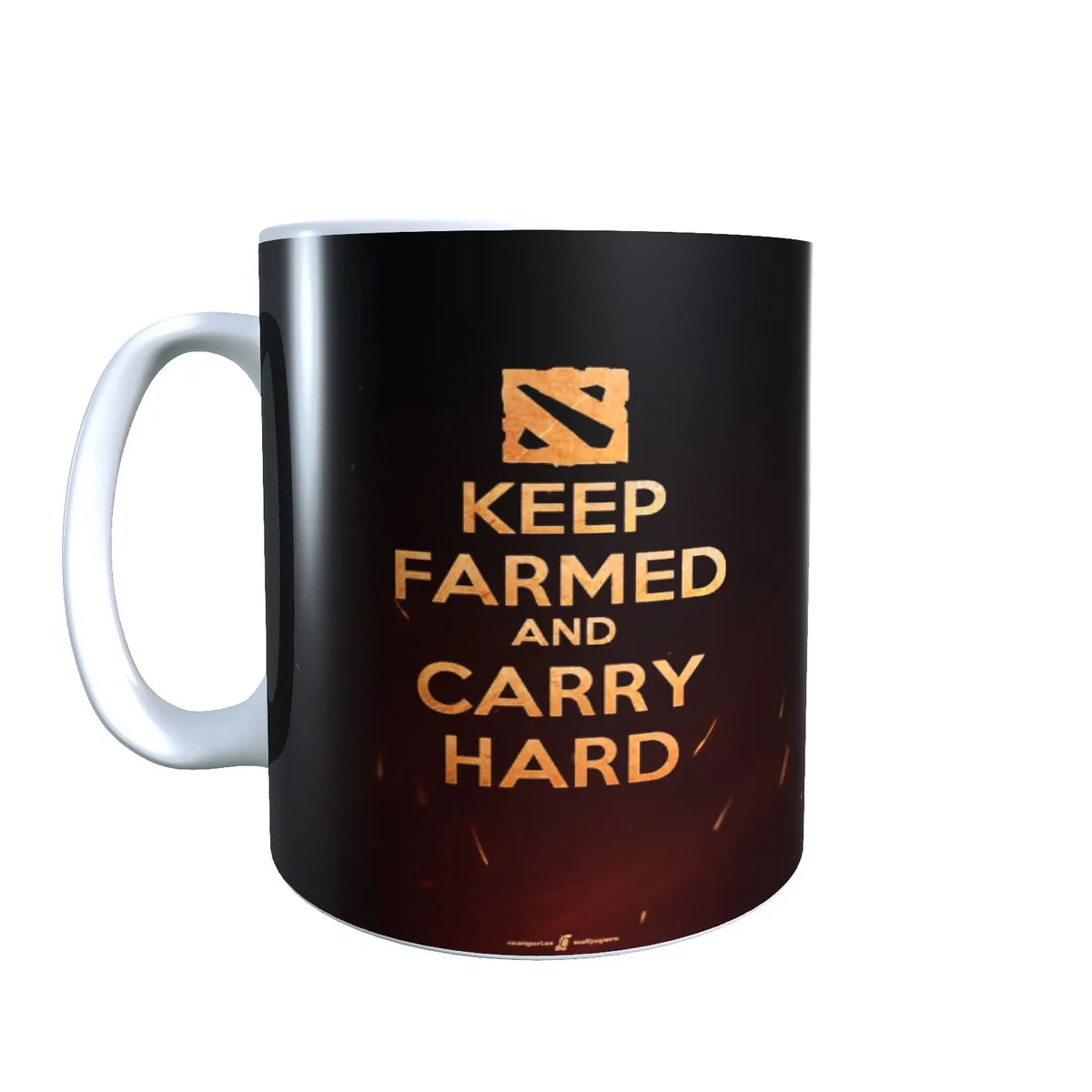 Keep Farmed and Carry Hard - DOTA 2 Coffee Mug
