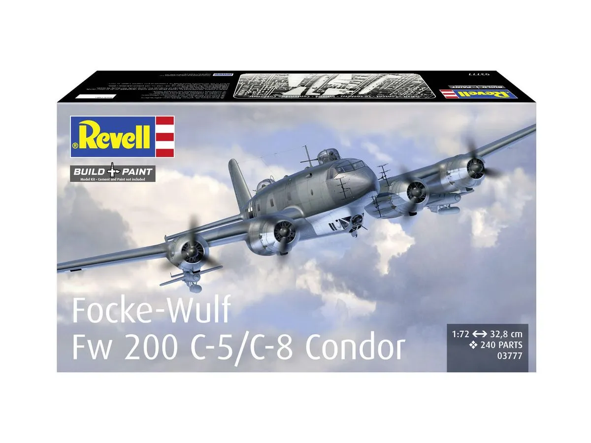 Revell 1/72 Focke-Wulf Fw 200 C-5/C-8 Condor Plastic Model Kit
