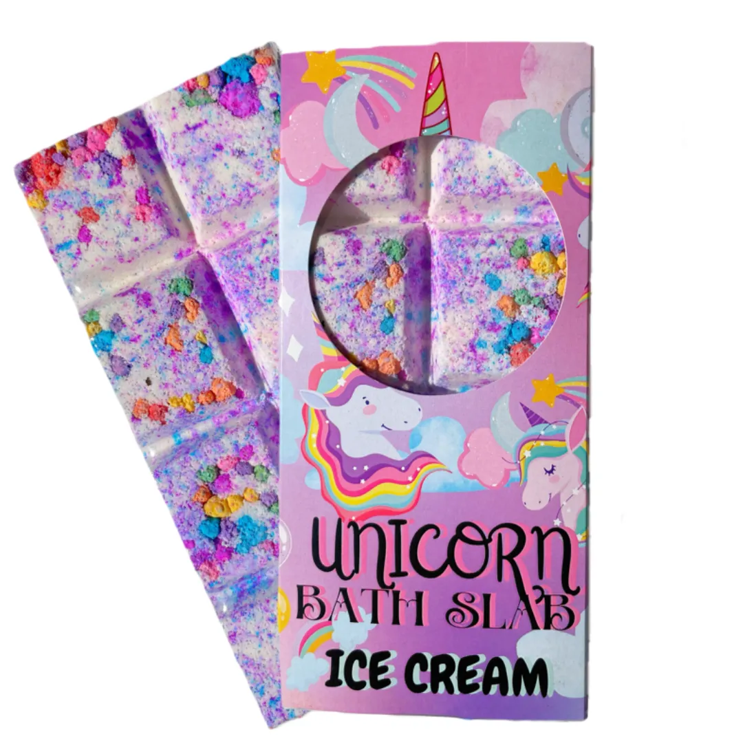Unicorn Bath Bomb Slab