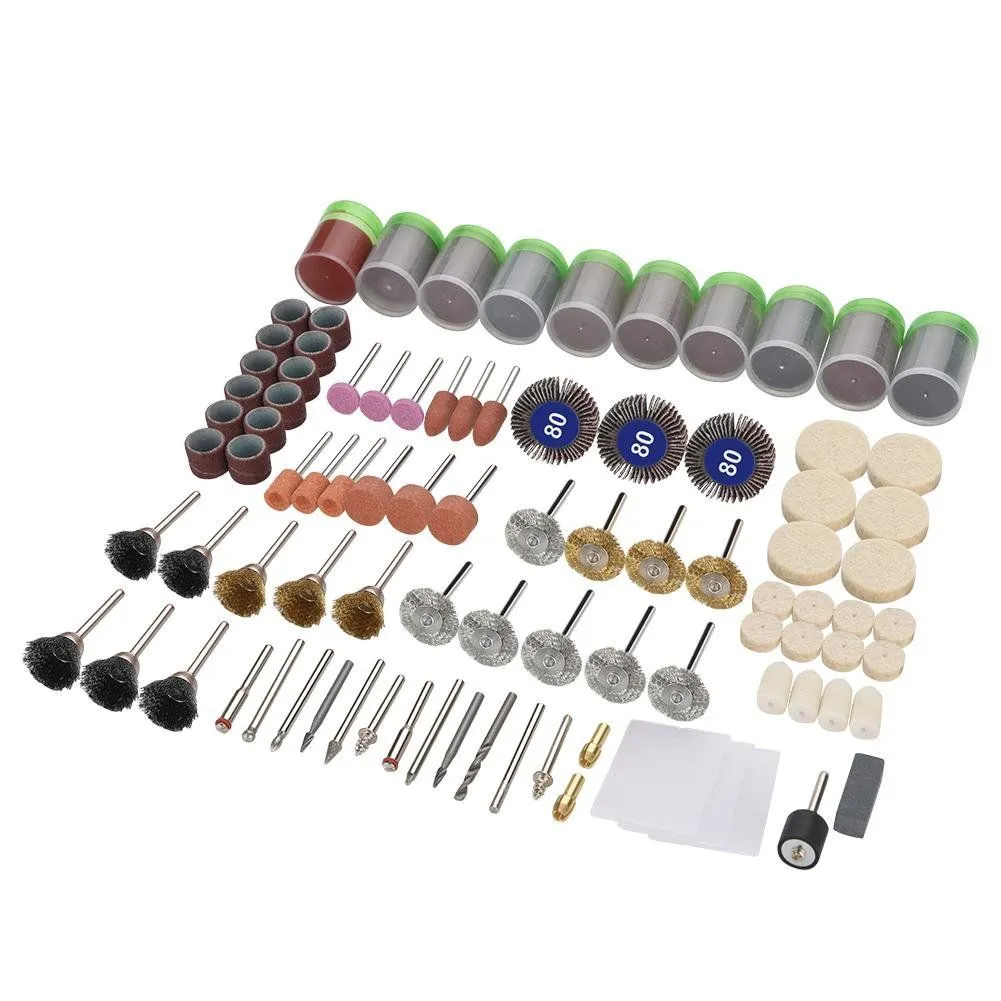 350Pcs Rotary Tool Kit - Sanding, Grinding & Polishing Wheels