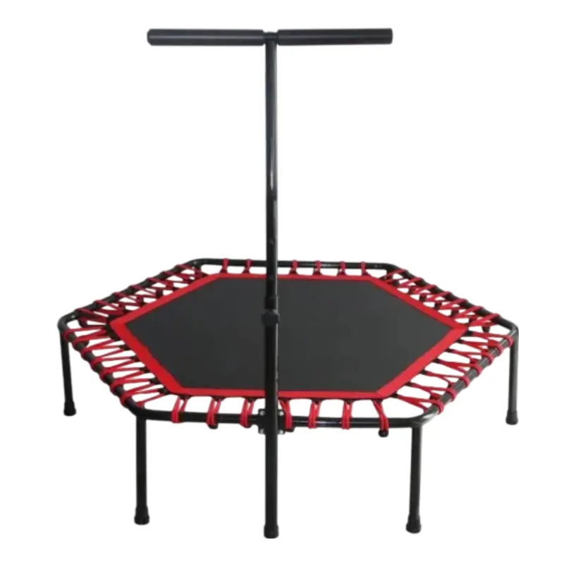 50-Inch Mini Fitness Trampoline with Adjustable Handle