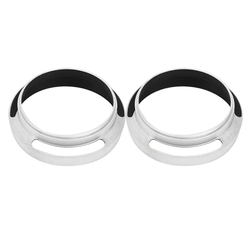 52mm Metal Lens Hood Compatible with Leica (Silver)