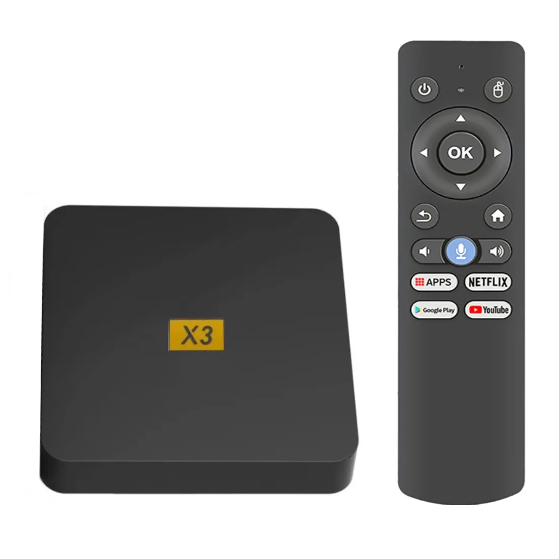 Smart X3 Android 15 Tv Box. AI Assist, 16GB Storage, 2GB Ram.