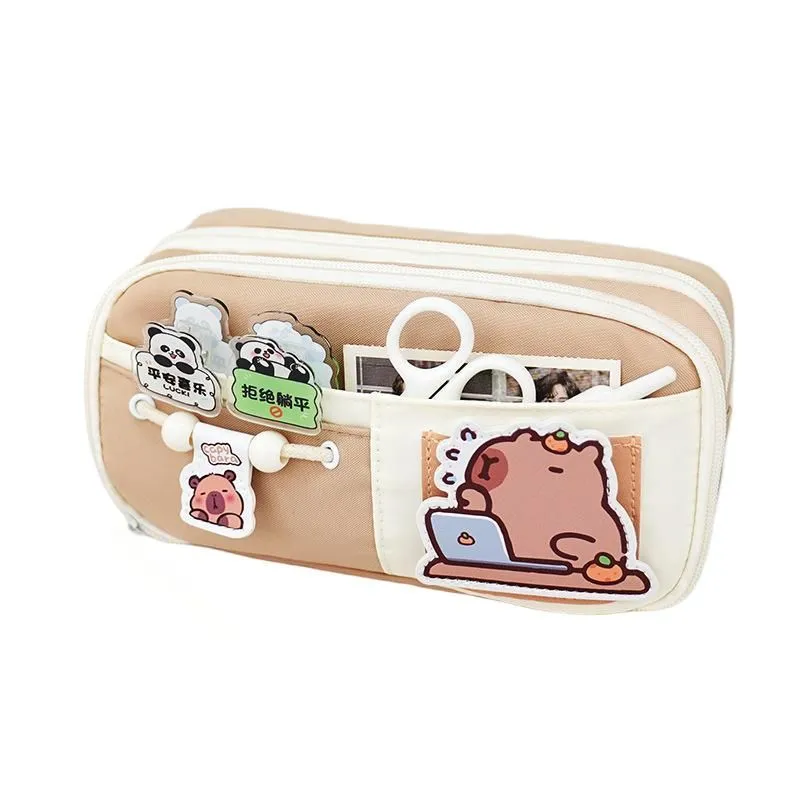 Capybara Student 9-layer Pencil Case