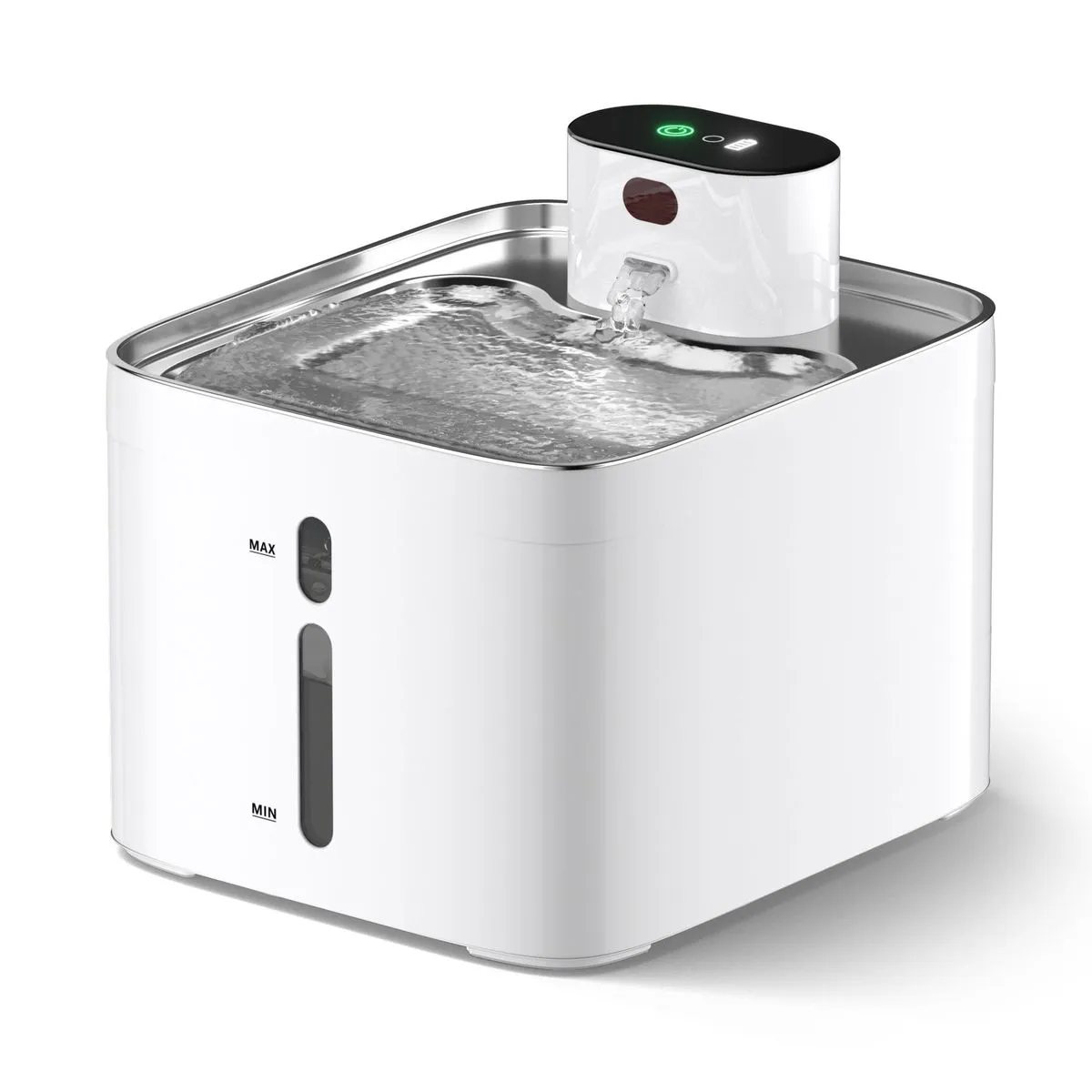 4.2L Smart Wireless Pet Water Fountain-304 Stainless Steel, Motion Sensor