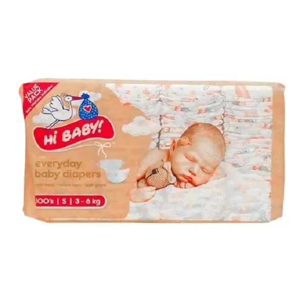 Hi Baby! Small Everyday Baby Diapers 100's