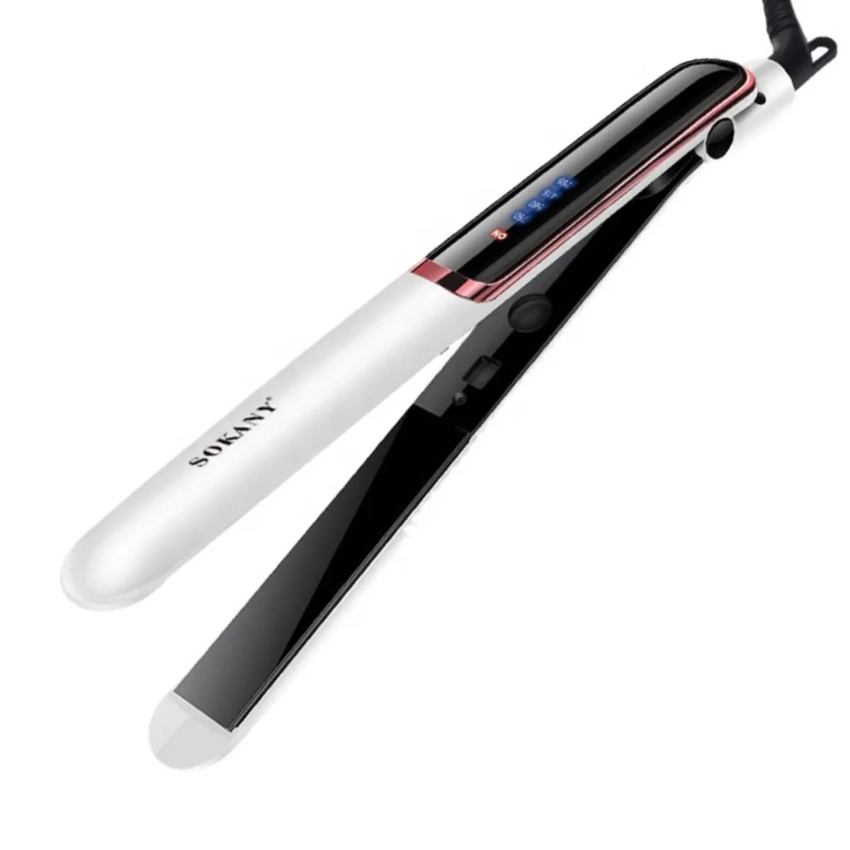 Sokany - 750 Degree Ceramic Coating Hair Iron - White