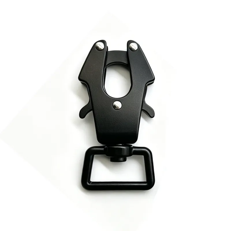 Zinc Alloy Frog Beak Buckle, Mountain Climbing Buckle with 360 Swivel