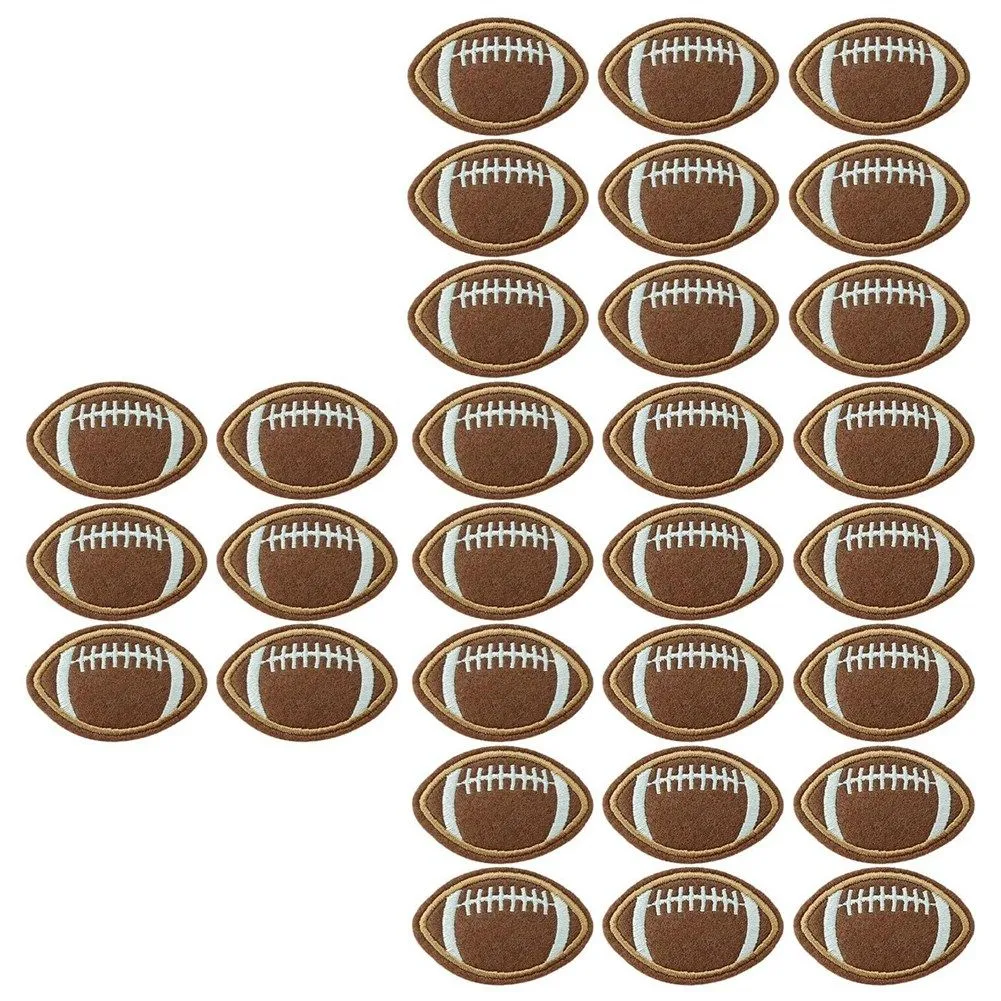 30Pcs Rugby Patch Iron On Patches Trucker Hat Patches