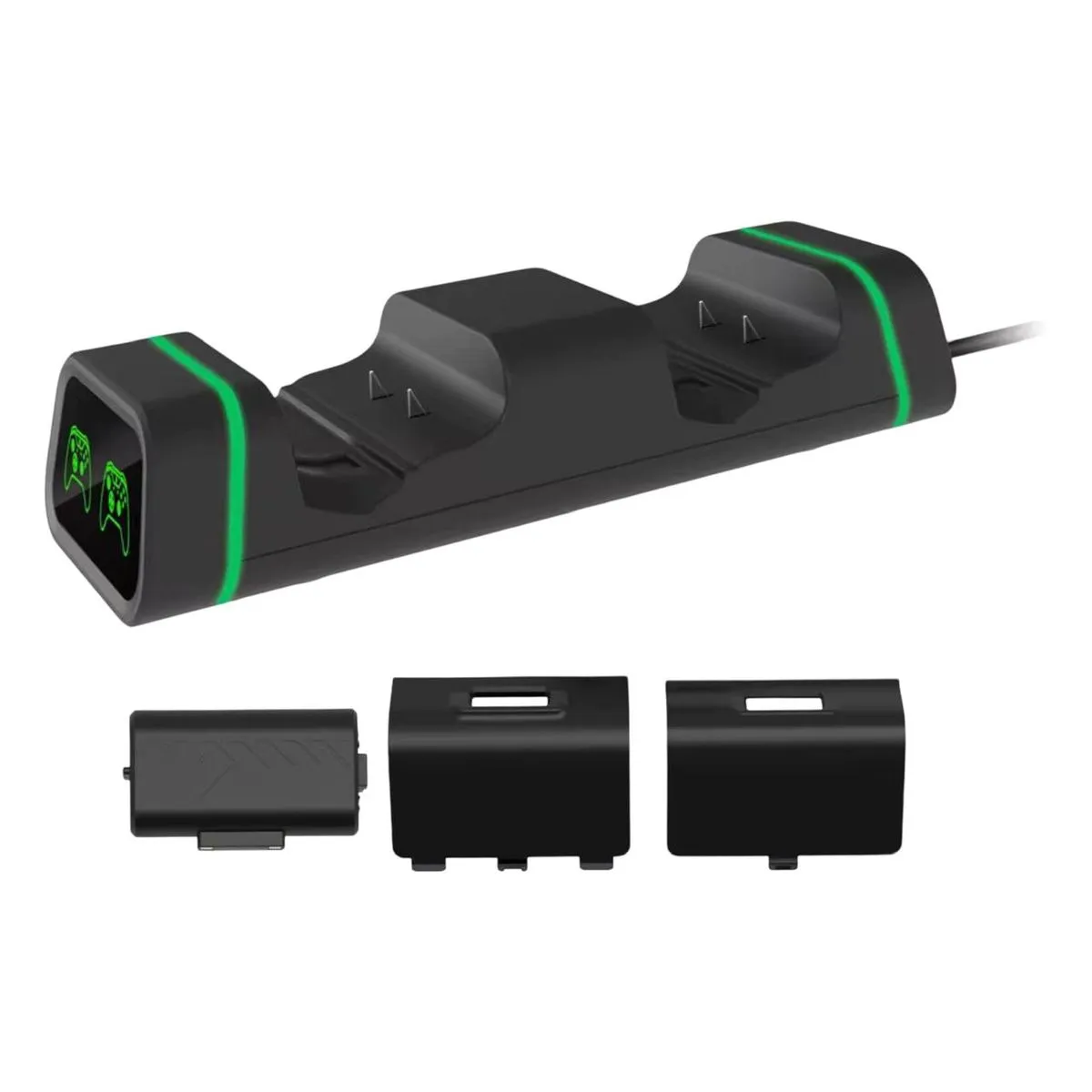 Dobe Charging Dock For Xbox X-Series S/X / X-One S/X-With 2 Batteries-(GC)