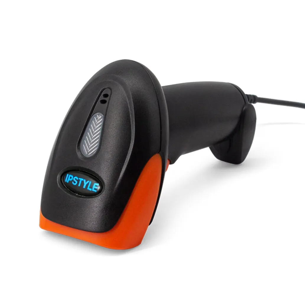 IPSTYLE Handheld Wired Barcode Scanner, 2D/1D QR Code Reader Image Gun