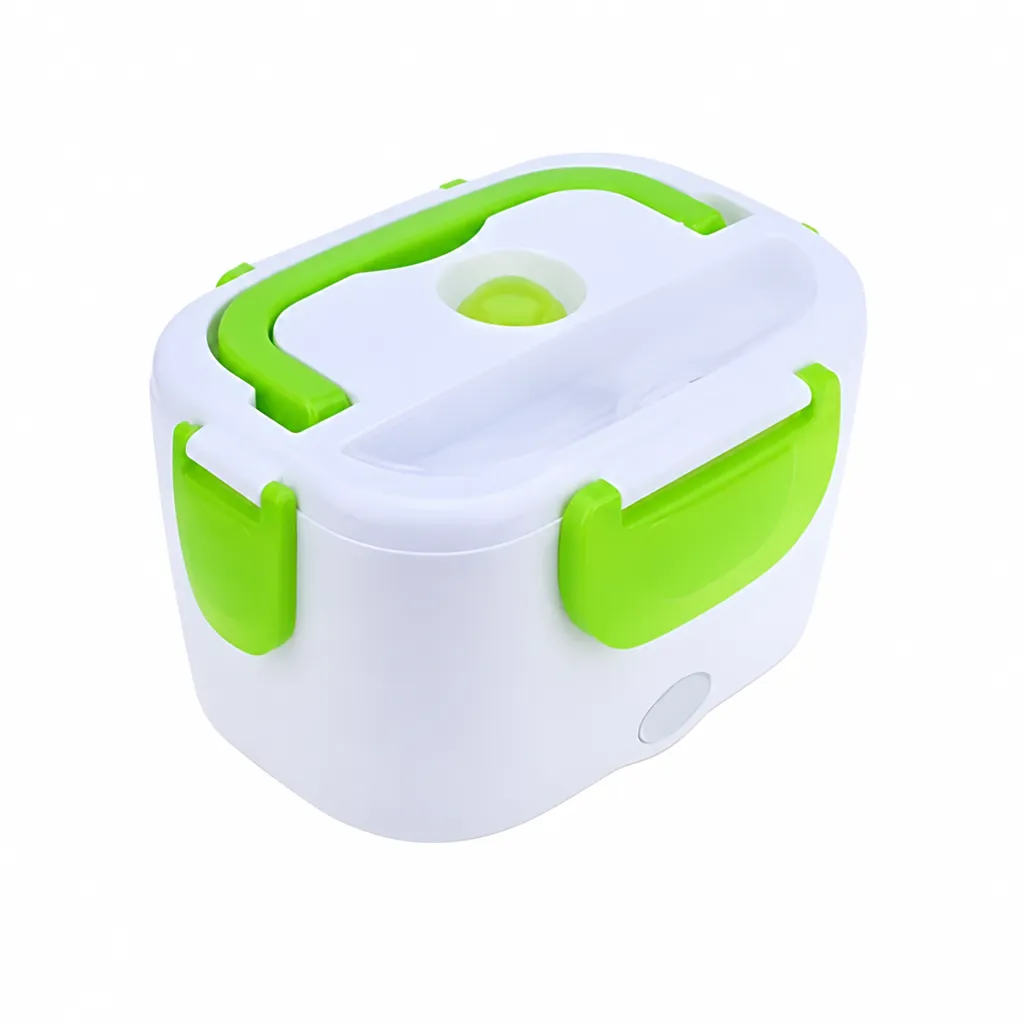 40W Electric Lunch Box, 220V White and Green For Home Use