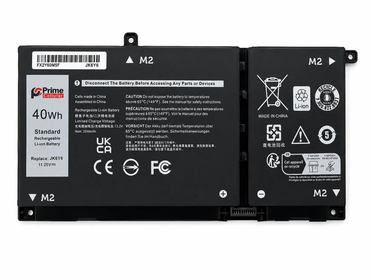 PRIME Replacement Laptop Battery Compatible With Dell JK6Y6 5401/5402/5406