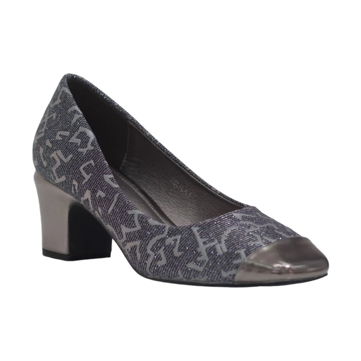 LaMara Paris Delilah Comfy 5 cm Heel Pointy Court Shoe Pewter