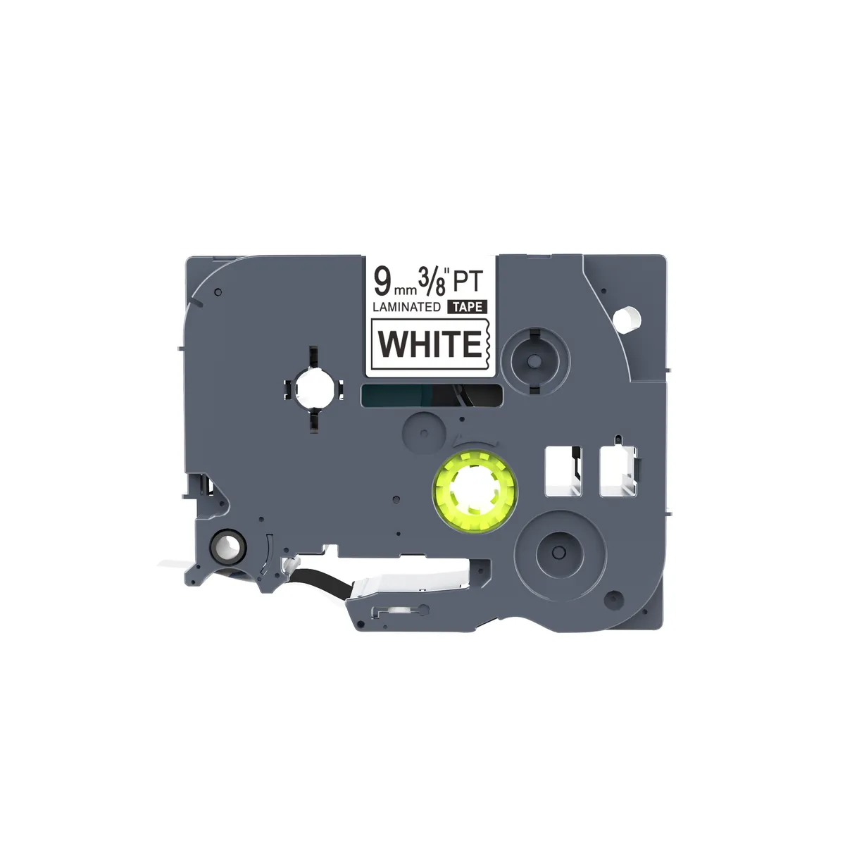BROTHER TZ-221 Compatible Laminated Label Tape Black on White 9mm*8m