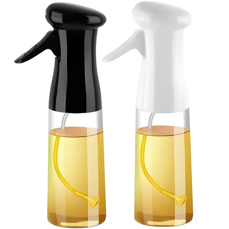 2Pcs Oil Mister Set Olive Oil Spray Bottle Dispenser Oil Sprayer -200ML
