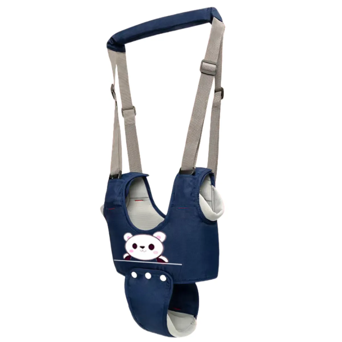 Handheld Baby Walking Harness Adjustable Baby Walker Assistant Belt - Blue