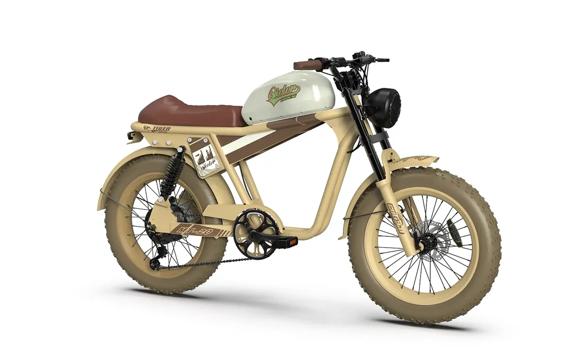 Qiolor Vtuvia Tiger 15ah Ebike - Desert Yellow