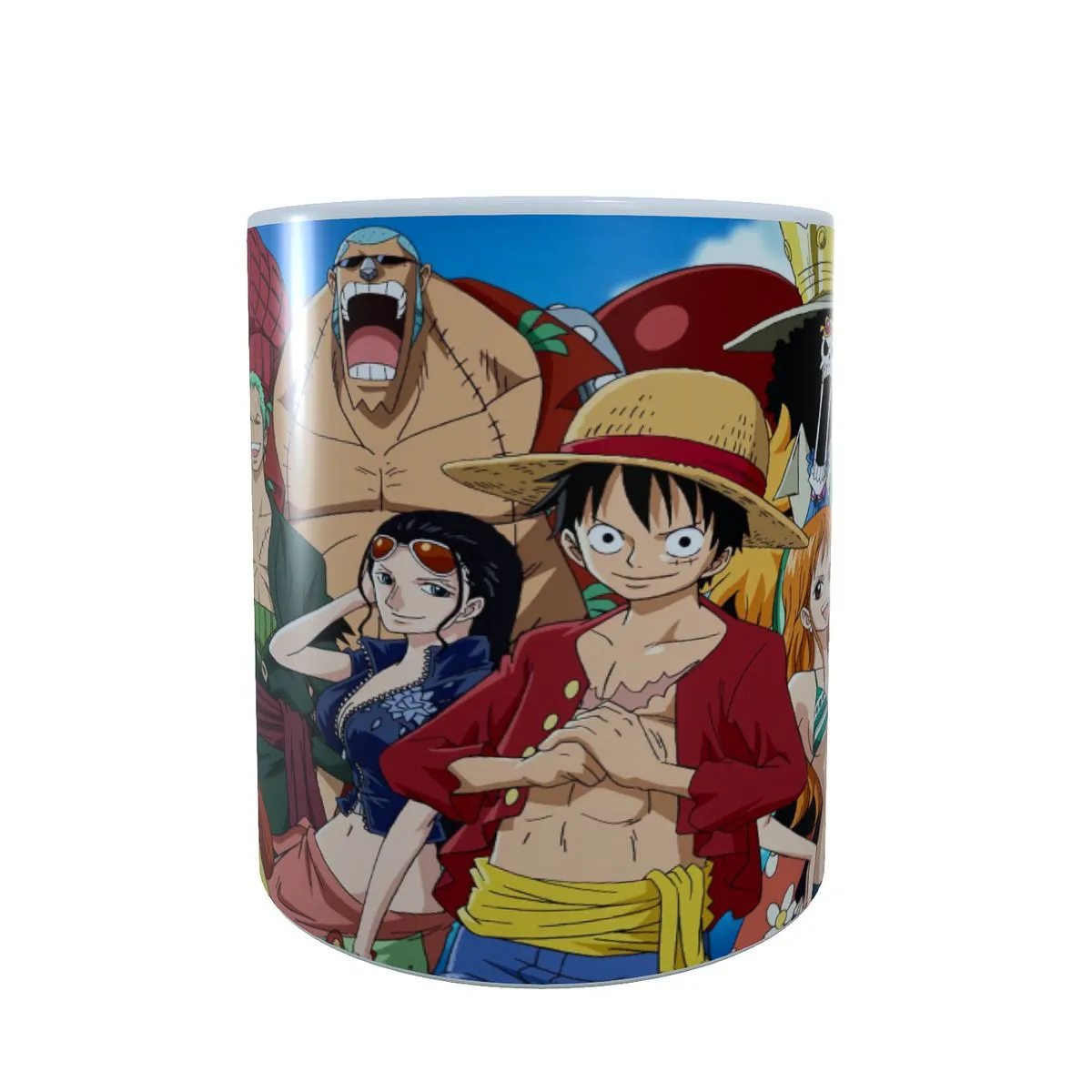 One Piece Hero Group Pose - One Piece Coffee Mug