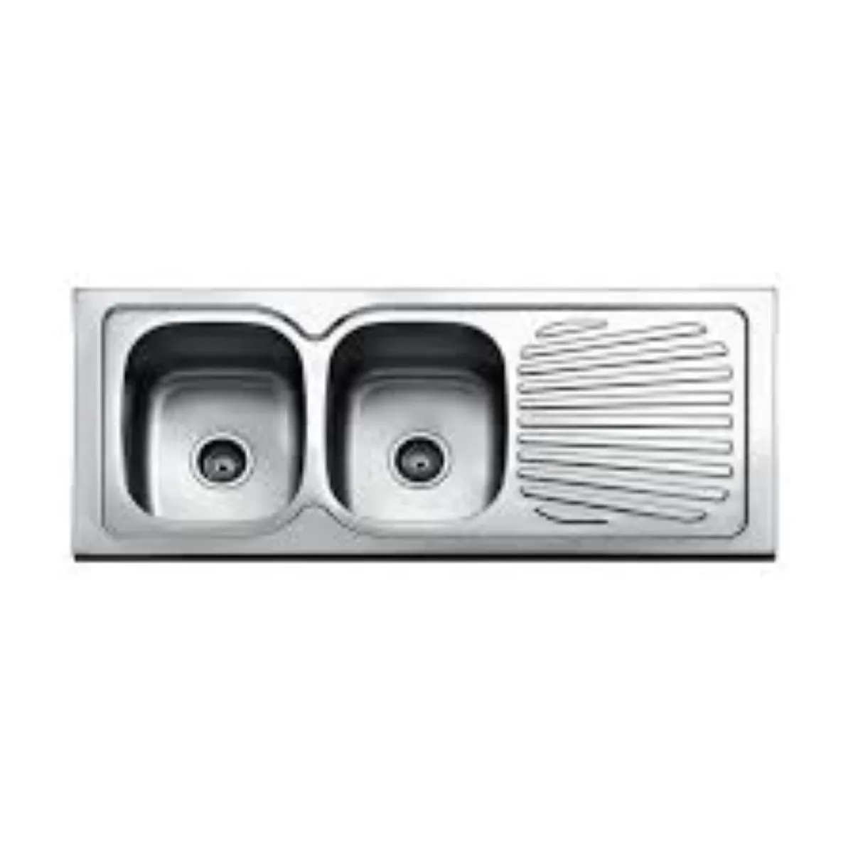 Double Stainless Steel Sink - 1200mm x 500mm x 0.6mm - 70mm Drop-In