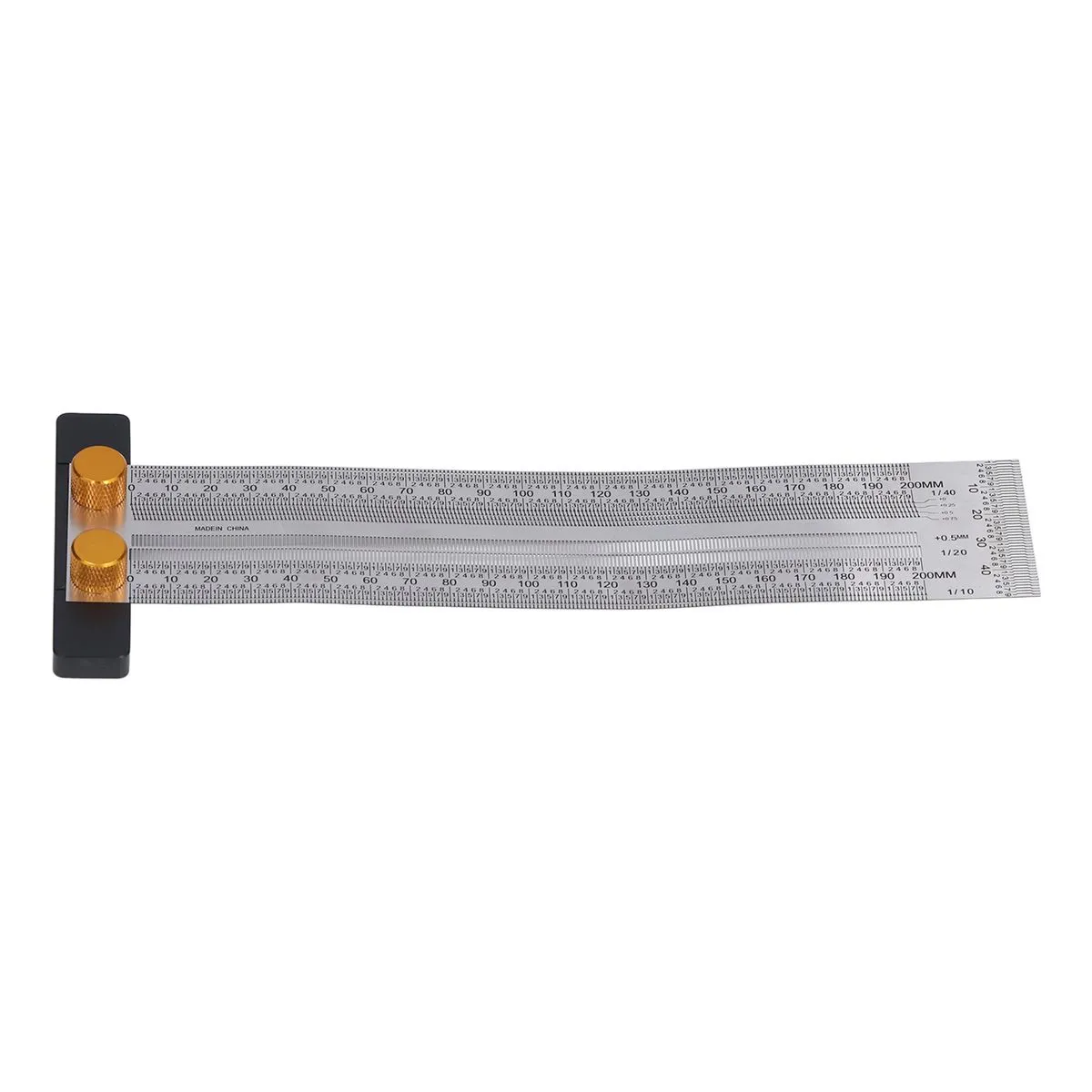 Precision Scriber Ruler 200mm for Woodworking