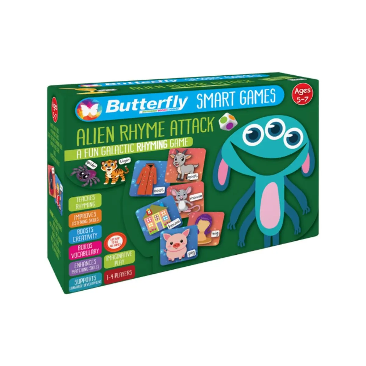 Butterfly Smart Games - Alien Rhyme Attack