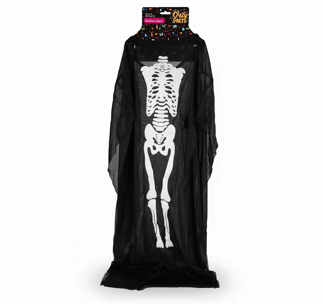 Crazy Party Children's Skeleton Costume for Halloween Dress-Up