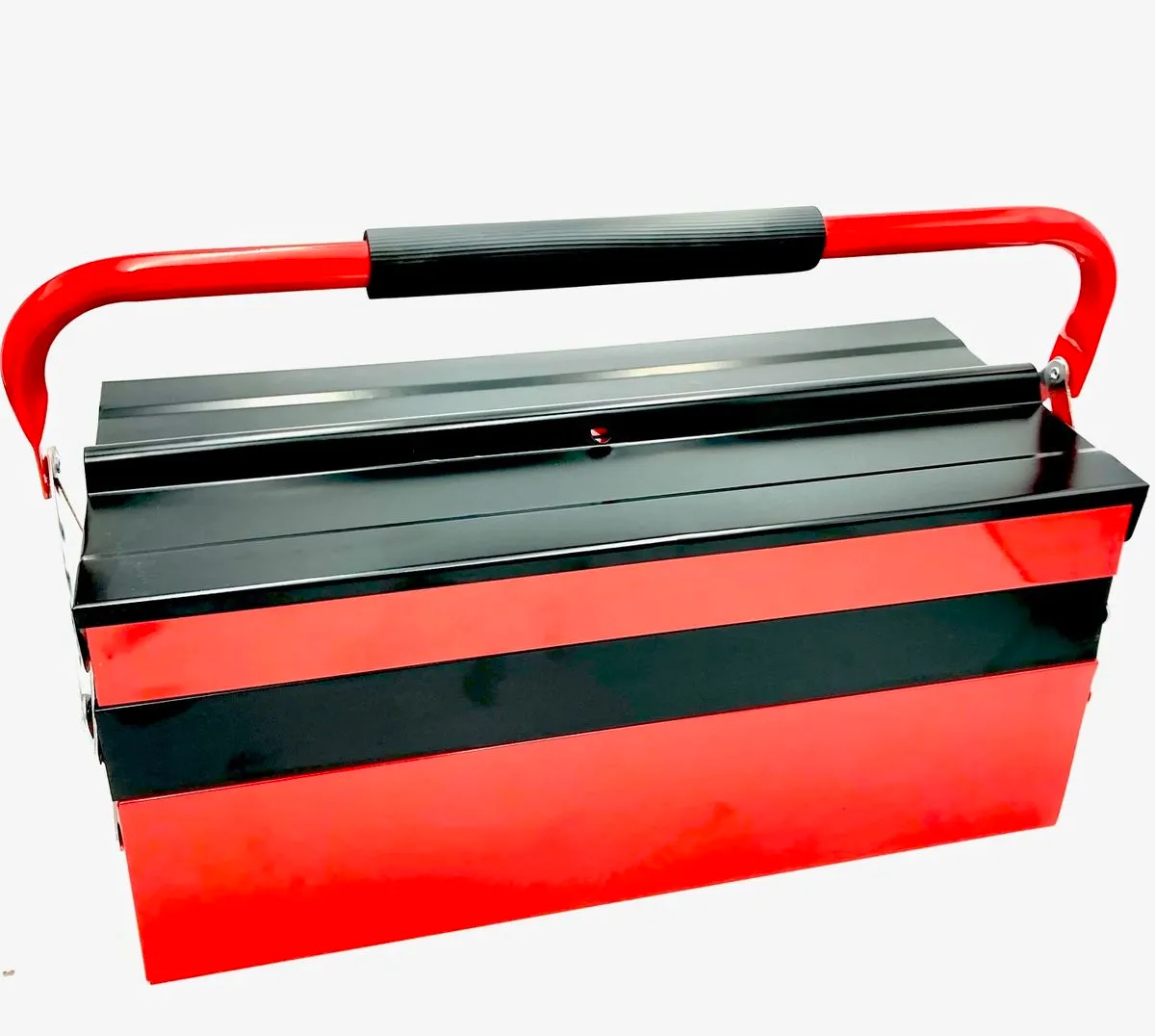 5 Tray Cantilever Tool Box - Red & Black