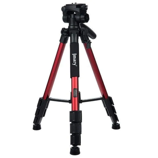 Jmary Professional Tripod and Monopod DSLR & Mobile- KP-2234 -140cm - Red