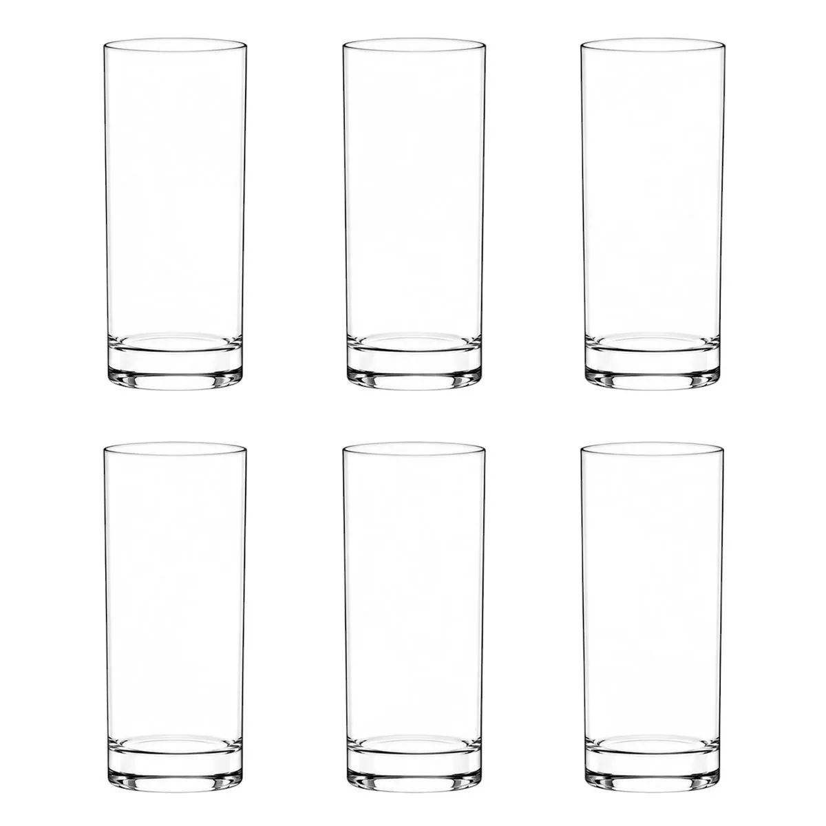 6 Pack - Minimalistic Water Glass Set