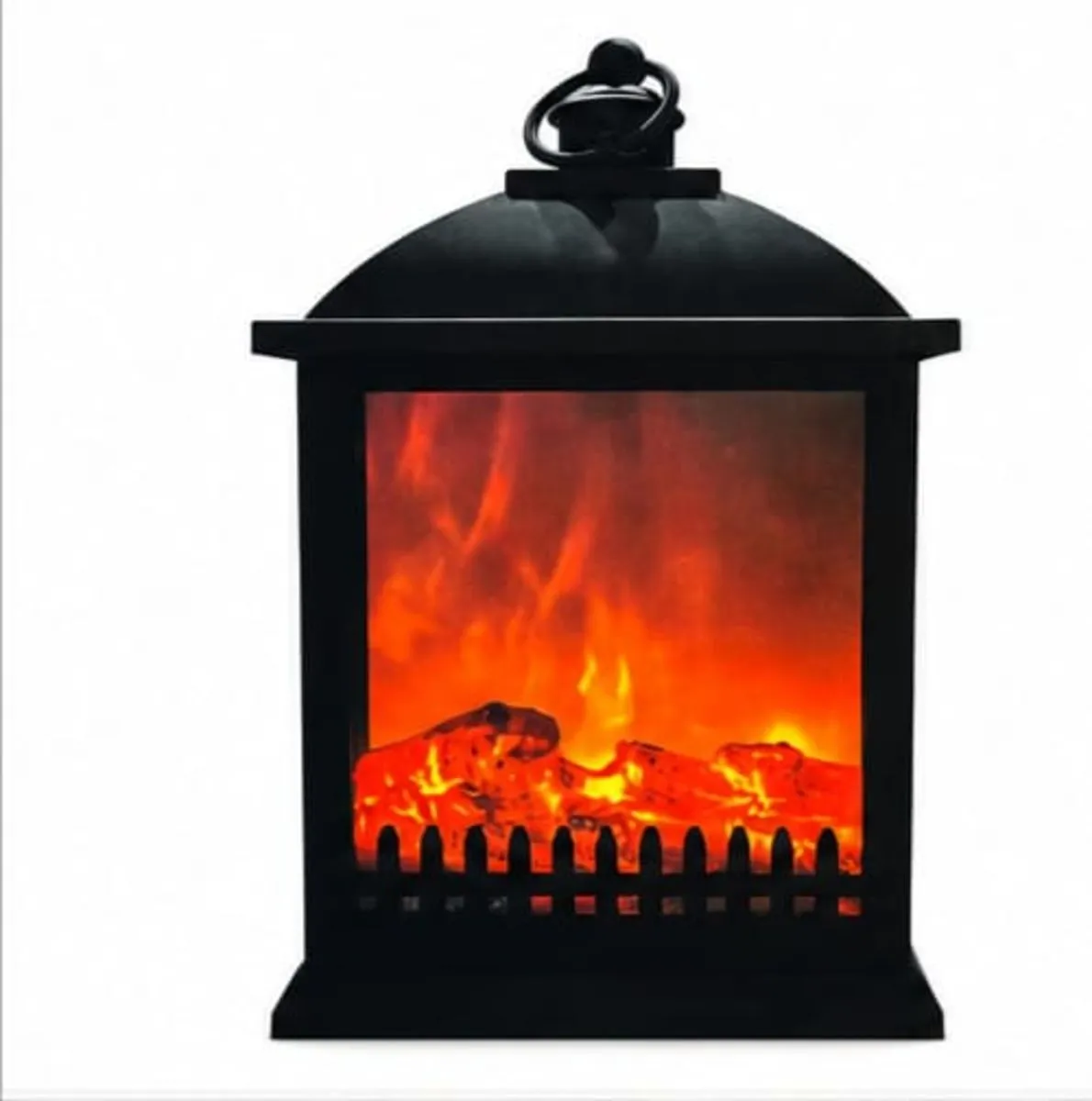 High Quality LED Fireplace Lantern