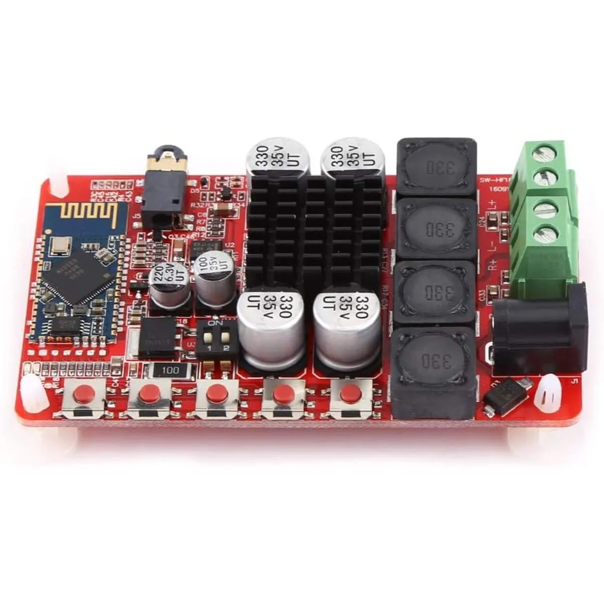 50W Digital Integrated Power Amplifier with, NE5532 PreAmp, TDA7492 Chip,