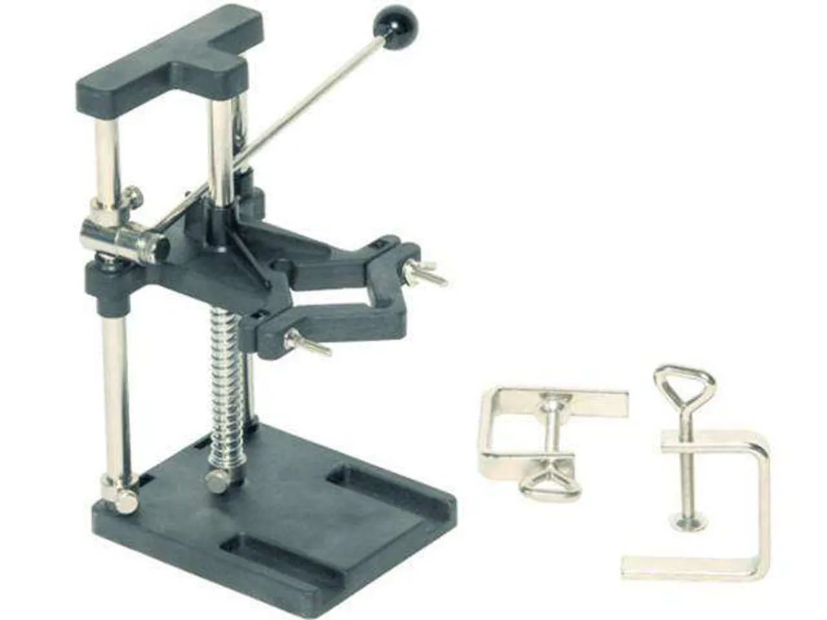 Drill Stand for PCB Drills with Clamps