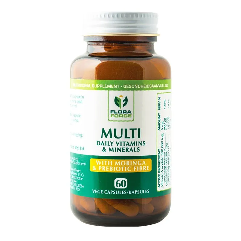 Flora Force MULTI Daily vitamins & minerals (60 Capsules)