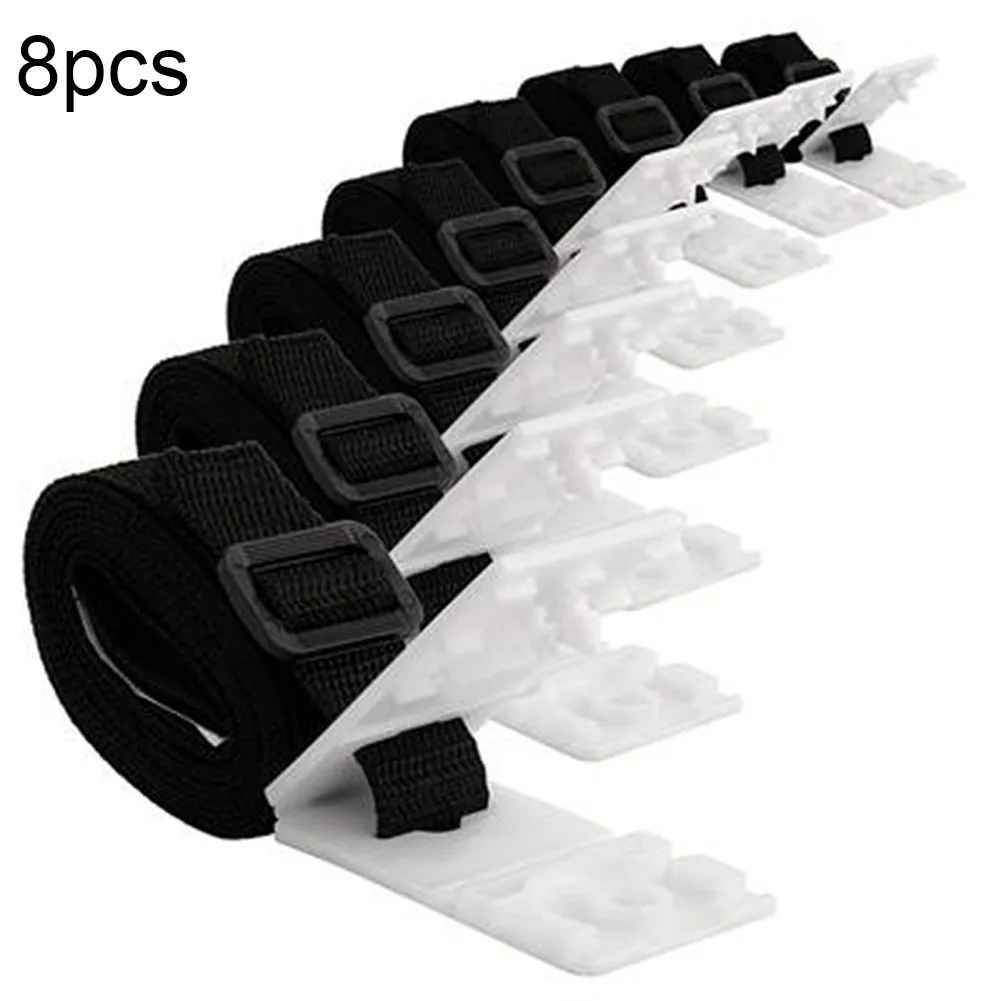 8Pieces Pool Cover Tie Down Straps
