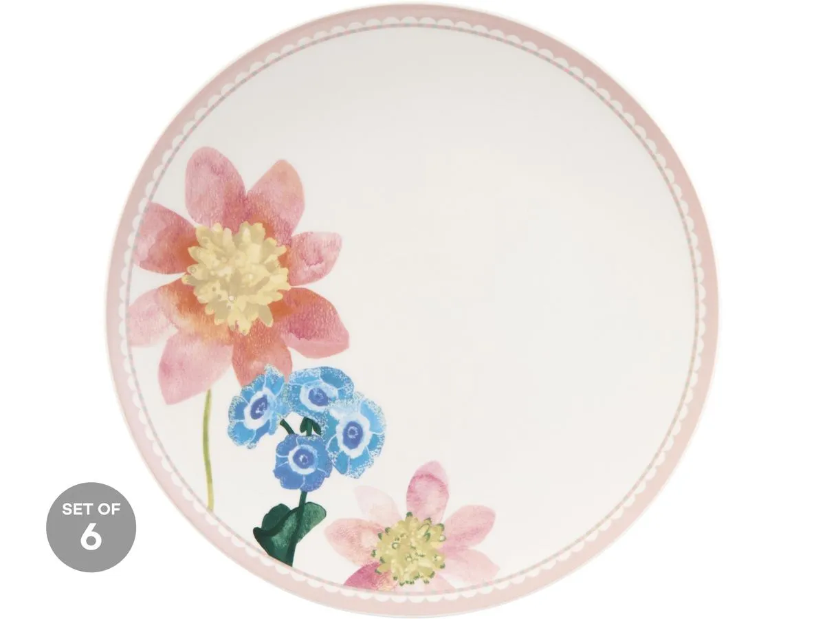 Maxwell and Williams Primula - Dinner Plate 27cm - Set of 6 - Sage