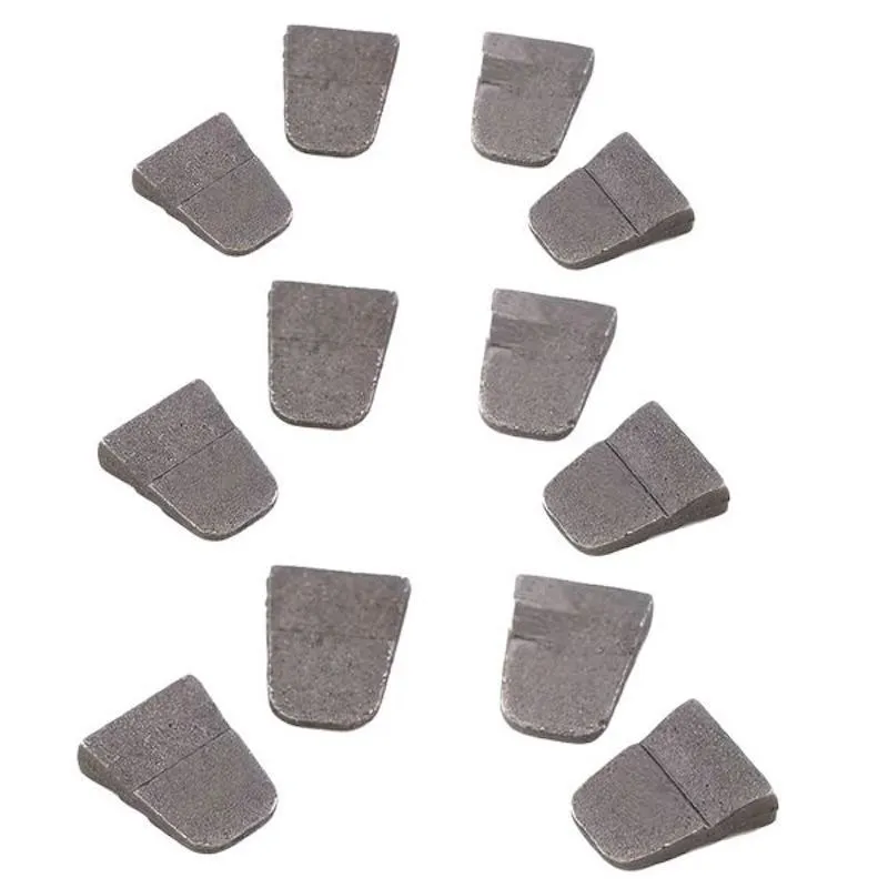 Tool 12 Piece Assorted Durable Metal Cast Steel Wedge Lock Pads