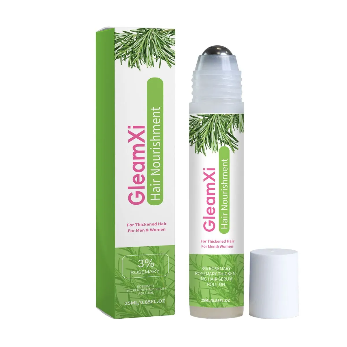 Rosemary Hair Care Roll-On Essence - Nourishes & Softens Natural Look