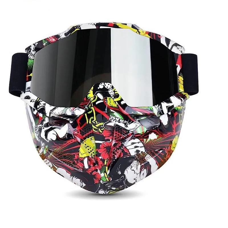 Full Face Motorcycle GelSoft Paintball Airsoft Mask Game MAS2112 AceArt