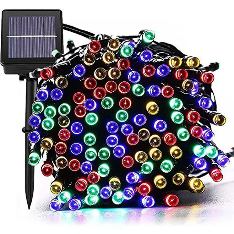 Outdoor Solar String Lights - MULTI-COLOUR